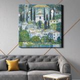 Gustav Klimt Kirche in Cassone (1913) — room mockup view 21