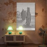 Hagar and Ishmael Sent Away - Desert Exile by Gustave Dore canvas wall art - Image 5