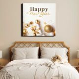 Happy New Year Instagram post template — alternate room view