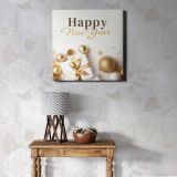 Happy New Year Instagram post template — alternate room view