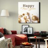Happy New Year Instagram post template — alternate room view