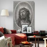 Head of Christ - Crowned with Thorns Religious Drawing By Guido Reni (after) canvas wall art