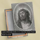 Head of Christ - Crowned with Thorns Religious Drawing By Guido Reni (after) canvas wall art - Image 6