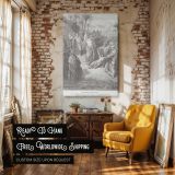 Heals the Epileptic - Demoniac Miracle by Gustave Dore canvas wall art - Image 3