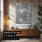 Heals the Possessed Man - Gospel Miracle Scene by Gustave Dore canvas wall art