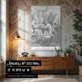Heals the Sick - Gospel Healing by Gustave Dore canvas wall art