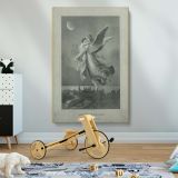 Heavenward - Angel Carrying Child in Celestial Scene By Charles Lubrecht canvas wall art - Image 2