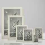 Heavenward - Angel Carrying Child in Celestial Scene By Charles Lubrecht canvas wall art - Image 4