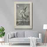 Heavenward - Angel Carrying Child in Celestial Scene By Charles Lubrecht canvas wall art - Image 5