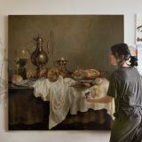 Heda, Willem Claesz - Breakfast with a Lobster — room mockup view 3