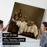 Heda, Willem Claesz - Breakfast with a Lobster — room mockup view 4