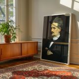 Henri Rochefort by Edouard Manet - Dark Suit, Crossed Arms, and Intense Gaze canvas wall art - Image 6