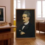 Henri Rochefort by Edouard Manet - Dark Suit, Crossed Arms, and Intense Gaze canvas wall art - Image 7