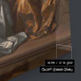 Henrietta and Mary Hyde - Sisters in Silk by Willem Wissing canvas wall art - Image 9