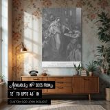 Herod's Daughter with John's Head - Martyrdom by Gustave Dore canvas wall art
