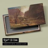 Hetch Hetchy Valley, California by Albert Bierstadt - canvas rear frame and hanging hardware
