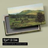 Hill and Dale by Albert Bierstadt - canvas rear frame and hanging hardware