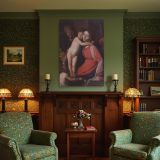 Holy Family with St John - Sacred Family Painting by Caravaggio canvas wall art - Image 4