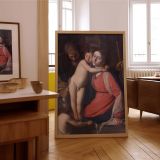 Holy Family with St John - Sacred Family Painting by Caravaggio canvas wall art - Image 7