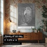 House of Martha and Mary - Gospel Lesson Scene by Gustave Dore canvas wall art