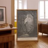 House of Martha and Mary - Gospel Lesson Scene by Gustave Dore canvas wall art - Image 7