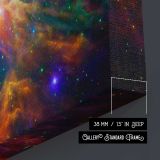 Image of a nebula taken using a NASA telescope — room mockup view 5
