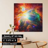 Image of a nebula taken using a NASA telescope — room mockup view 6