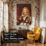 Infanta Margarita in White - Velazquez Regal Girl with Black Ribbon canvas wall art - Image 3