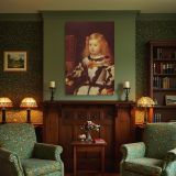Infanta Margarita in White - Velazquez Regal Girl with Black Ribbon canvas wall art - Image 4
