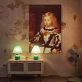 Infanta Margarita in White - Velazquez Regal Girl with Black Ribbon canvas wall art - Image 5