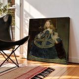Infanta Margarita Teresa in a Blue Dress by Diego Velázquez — room mockup view 2