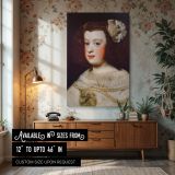 Infanta Maria Teresa - Velazquez Portrait of Young Spanish Royal canvas wall art