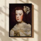 Infanta Maria Teresa - Velazquez Portrait of Young Spanish Royal canvas wall art - Image 2