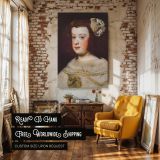 Infanta Maria Teresa - Velazquez Portrait of Young Spanish Royal canvas wall art - Image 3