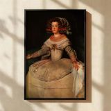 Infanta Maria Theresa of Spain - Velazquez Baroque Princess Portrait canvas wall art - Image 2
