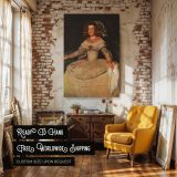Infanta Maria Theresa of Spain - Velazquez Baroque Princess Portrait canvas wall art - Image 3