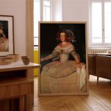 Infanta Maria Theresa of Spain - Velazquez Baroque Princess Portrait canvas wall art - Image 7