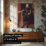 Infante Baltasar Carlos - Velazquez Portrait of Spanish Prince in Black Attire canvas wall art