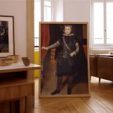Infante Baltasar Carlos - Velazquez Portrait of Spanish Prince in Black Attire canvas wall art - Image 7