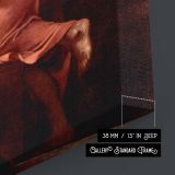 Inspiration of Saint Matthew - Angelic Guidance Scene by Caravaggio canvas wall art - Image 8