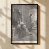 Isaac Blesses Jacob - Gustave Dore Biblical Scene of Deception Genesis 27 canvas wall art - Image 2