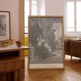 Isaac Blesses Jacob - Gustave Dore Biblical Scene of Deception Genesis 27 canvas wall art - Image 7