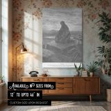 Isaiah's Prayer - Gustave Dore Vision Overlooking the Hills canvas wall art