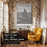Isaiah's Prayer - Gustave Dore Vision Overlooking the Hills canvas wall art - Image 3