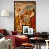 Israelites Gathering Manna - Biblical Desert Scene By Peter Paul Rubens canvas wall art