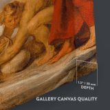 Israelites Gathering Manna - Biblical Desert Scene By Peter Paul Rubens canvas wall art - Image 3
