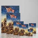 Iwo Jima - Marines Raising U.S. Flag WWII Poster Art - Image 4