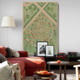 J. G. Bennett Estate Map - Parterre Garden Plan 1936 By Virginia Richards & W. Merklin canvas wall art