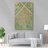 J. G. Bennett Estate Map - Parterre Garden Plan 1936 By Virginia Richards & W. Merklin canvas wall art - Image 5