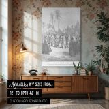 Jacob and Esau Reunite - Gustave Dore Biblical Reconciliation Scene canvas wall art